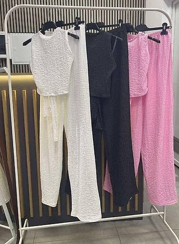 tommy hilfiger patike bele: Ženski komplet - Teksturirana, talasasta tkanina prijatna na koži — 2