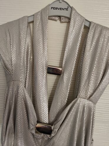 haljine za plažu c a: L (EU 40), color - Silver, Evening, Without sleeves — 3