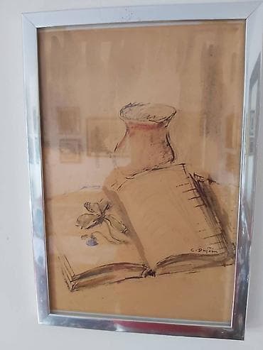 Autorka je akademski slikar Kata Dujsin - Ribar. Dimenzije slike bez na lalafo.rs Autorka je akademski slikar Kata Dujsin - Ribar. Dimenzije slike bez