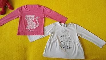 Zara baby girls i Bambolino dve majice za male devojčice Veličina 94