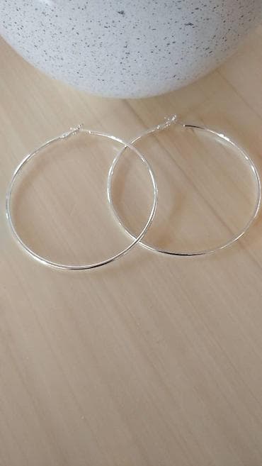 Watches: Hoop earrings, Material: Silver — 3