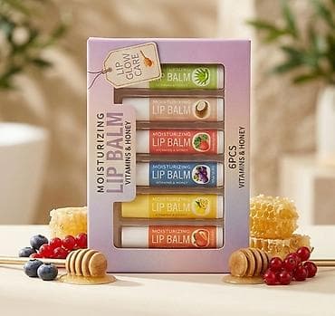 p. s nova kolekcija 2017: Set od 6 hidratantnih balzama za usne – Vitamins & Honey - — 1