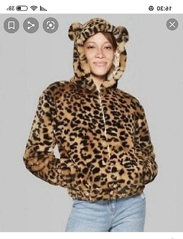 Venčanice i aksesoari: Ženska bunda - jakna leopard dezen poznati američki brend wild fable — 3
