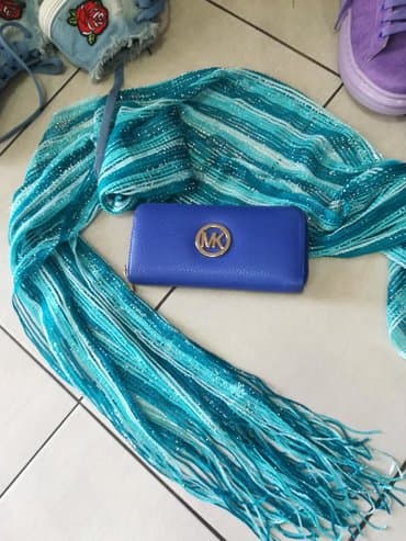 Svila, bоја - Tirkizna