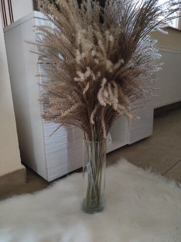 pesak za cvece: Artificial flower, color - Beige — 5