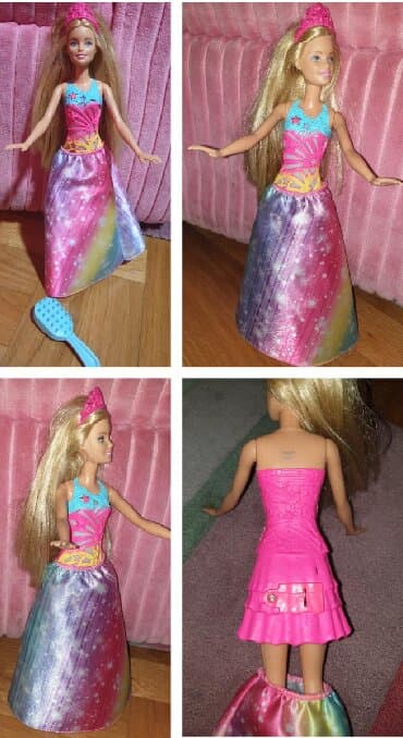 igračke od kartona: BARBIE DREAMTOPIA original lutka barbi . Svetlucava princeza. Svetli i — 4