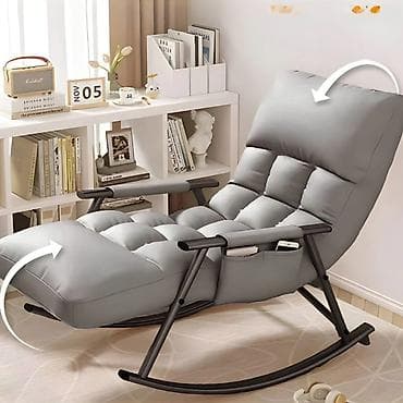 forma ideale sto i stolice za terasu: Ergonomiska ljuljaška fotelja sa produženim naslonom za noge - — 2