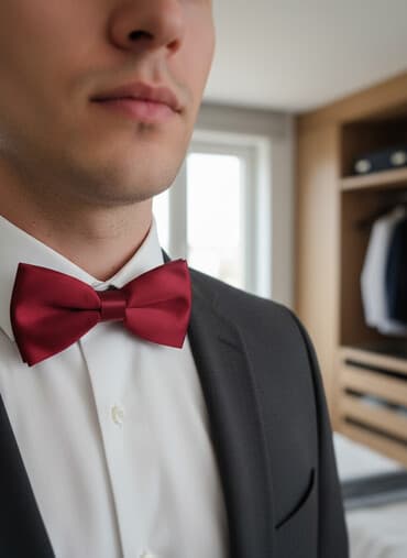 new yorker muška jakne: Elegantna bordo leptir-mašna Koton - Brend: Koton (etiketa na traci) — 1