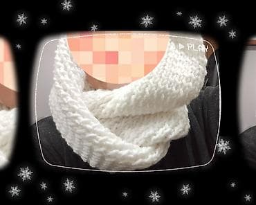 torbe za put: Šalovi novi 2 kom za 1500din, ručno pleteni, dupli. 200x20cm. Može i — 9