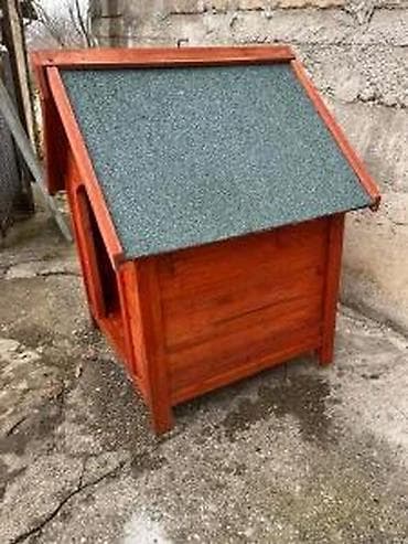 kucice za pse krusevac: Drvena kućica za psa - Materijal: masivno drvo, površinski zaštićeno — 6