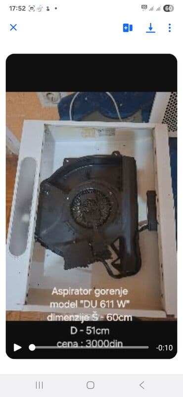 aparat za sisanje ispucalih krajeva: Aspirator — 2