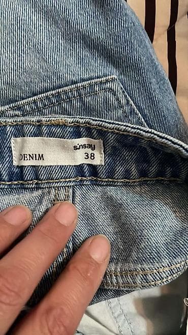 forclaz pantalone: Sinsay denim pantalone – model 38 - Brend: Sinsay - Veličina: 38 — 3