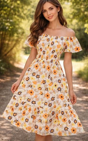 Haljine: Letnja ženska haljina – više stilova - Model 1: Belo pamučno haljina — 6