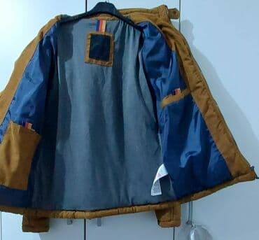 muske zimske jakne tom tailor: Muška zimska jakna – karamel/smeđa - Materijal: meki velur/brušeni — 4