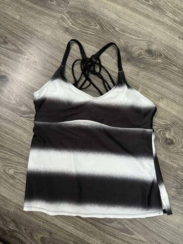 crop top c a: XL (EU 42), Stripes, color - Multicolored — 1