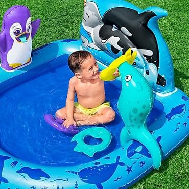 bazen za decu idea: 05. ❄️🐧 BESTWAY Dečiji bazen – Mini vodena igraonica 🦭💦 Pretvorite — 2