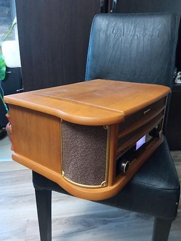 tableti sa tastaturom: Roadstar retro muzički centar – multifunkcionalni uređaj u drvenom — 9