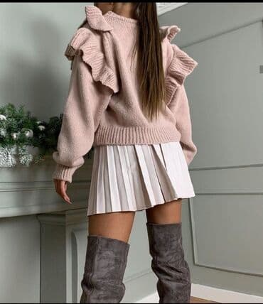 Women's Sweaters, Cardigans: Džemper premekana trikotaža DIVAN model i kvalitet VEL S M L Novo — 4