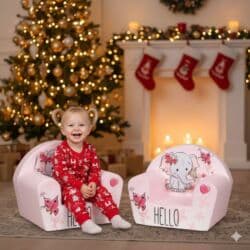 Dečiji nameštaj: Dečja fotelja – udobna i lagana - Mekana, penasta fotelja prilagođena — 5