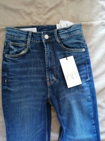 nike tech fleece m: Farmerke zara skinny sculpt nove, imaju elastina visok struk, sive i — 19
