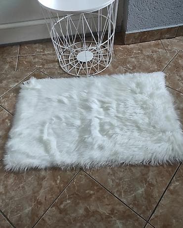 sukno stolnjaci novi sad: Tepih nov,80x50,beo — 2