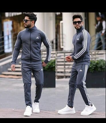 Komplet, Adidas, bоја - Siva, Poliester na lalafo.rs Komplet, Adidas, bоја - Siva, Poliester