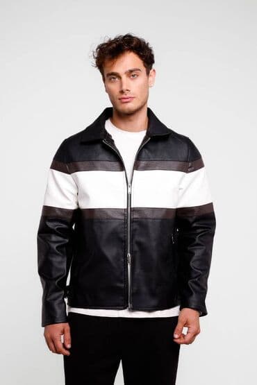 zimske bomber jakne: Kožna jakna Imitacija kože, 2XL, L, M, Zara, bоја - Bordo — 8