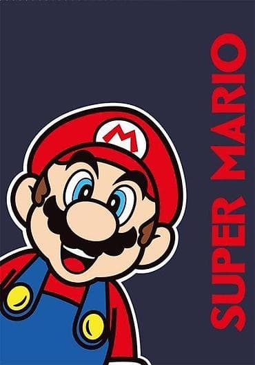 Baloo Ćebe 100x140cm Super Mario Model 3 Mekano i plišano ćebe