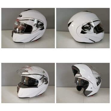 open face kacige: Helmet — 1