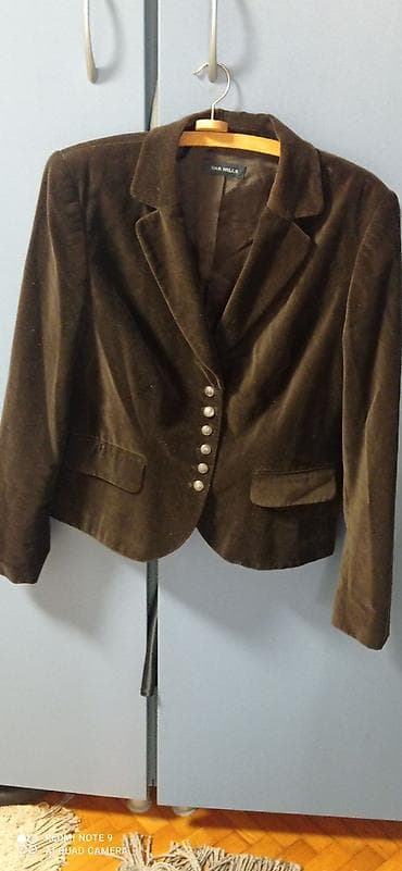 pantalone od plisa: L, Somot, Jednobojni — 1