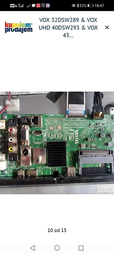 dozer za lekove: VOX LED televizori – delovi i ploče Dostupni delovi i oznake sa — 10
