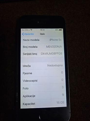 xbox one s srbija: Apple iPhone 5S- 4.0"telefon je ocuvan kao nov baterija drzi jako — 8