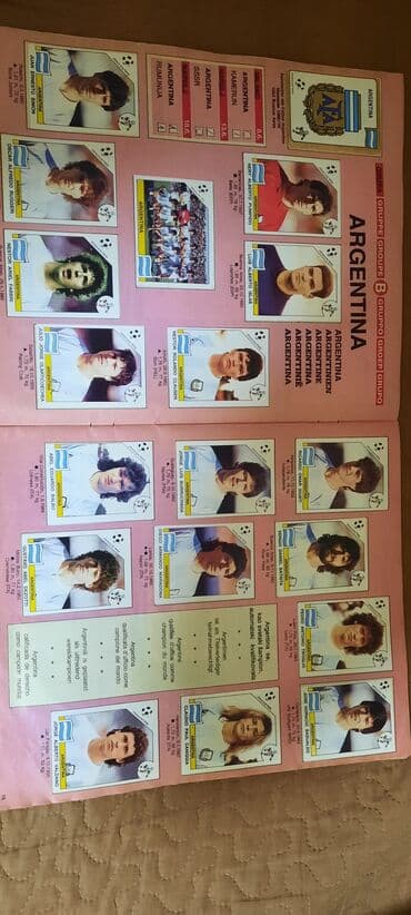 album za sličice: Album Italija 90 popunjen, polovan — 5