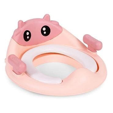 roze haljina zara: Adapter za WC šolju sa stepenicama i platformom za decu, roze, ECOTOYS — 6