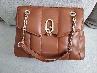 torba za bebe: Ženska torba LIU JO – karamel braon - Model sa poklopcem i — 6