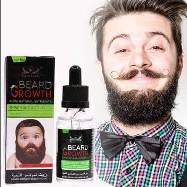nega brade: Cena 1350din Prirodno ulje za stimulisanja rasta brade 30ml Prirodno — 2