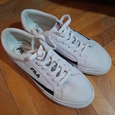 puma patika: Fila bele patike – klasičan nizak model od platna - Brend: Fila — 1