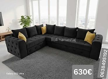 ceragem krevet cena: Ugaona garnitura 300×220 cm - Prostrana L‑forma sa dubokim sedištima — 3