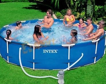 10t outdoor equipment: ✅ ☀️💦 Spremni za najbolju letnju zabavu? Intex Metal Frame 366x76 cm! — 1