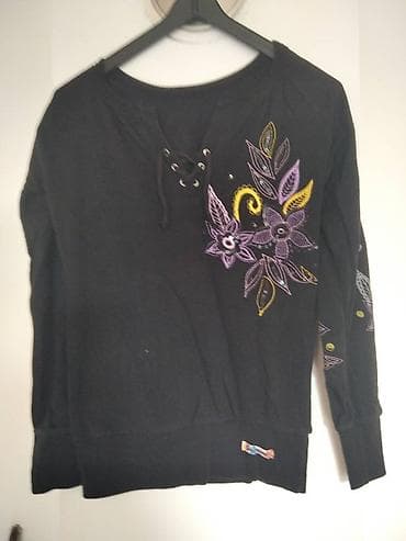 S (EU 36), Cvetni, bоја - Crna