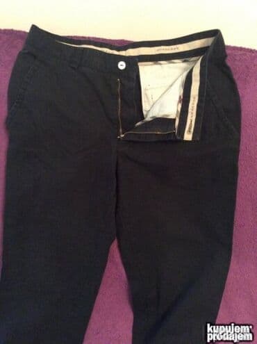 muške pantalone džeparice: Pantalone, M, Burberry, Klasične, bоја - Crna — 2