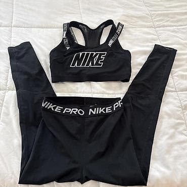 massimo dutti sako zenski: Nike ženski trening set – sportski grudnjak + helanke - Boja: crna sa — 1