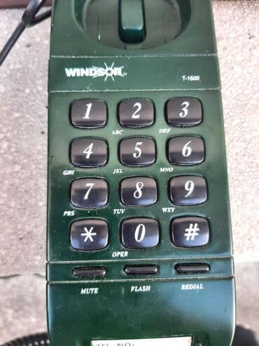 polovne klime beograd: Retro fiksni telefon Windsor T-1500 Telefon je u veoma dobrom stanju — 10