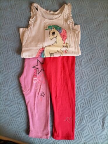daljinski igracka za bebe: H&M, Set: T-shirt, Leggings, 122-128 — 1