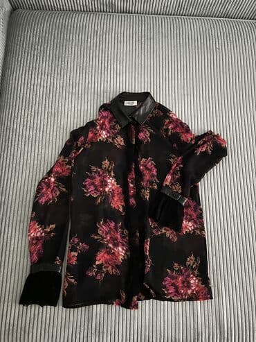 c a tunike: Liu Jo, S (EU 36), Floral, color - Black — 2