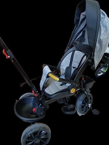 obim glave kod dece: Dečji tricikl/kombinovana guralica sa tendom – FABI BABY Dete nije — 7