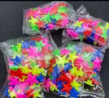 dzak i rukavice za boks za decu: Šareni ukrasi u obliku zvezdica za žice bicikla – 72 kom - Set — 3