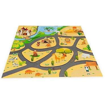 PODLOGA ZA IGRU ZA DECU SAFARI PUZZLE 9 ELEMENATA 93x93 cm – ECO TOYS