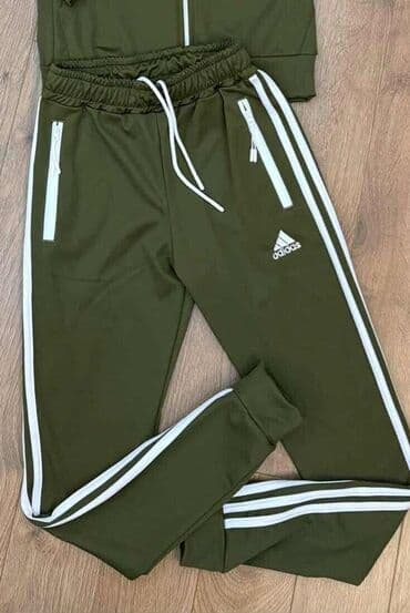 Dečija odeća: Adidas trenerke – donji deo - Model: uske sportske pantalone sa — 3