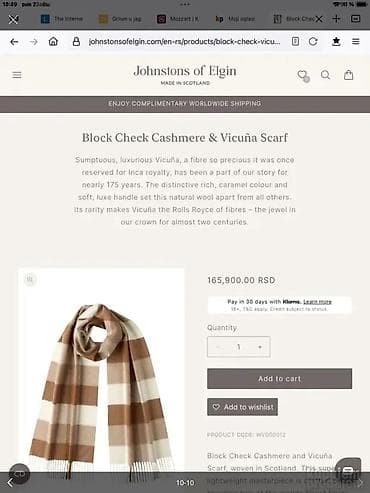 Kancelarijski nameštaj: Original NEW ZEALAND šal NOV 100% New Zealand shurwolle Tamnoplava — 7